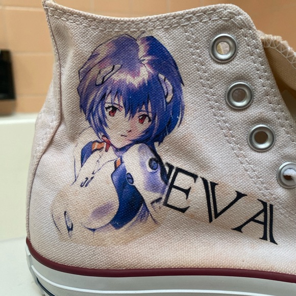 Custom NGE Converse Sneakers! - Picture 2 of 9